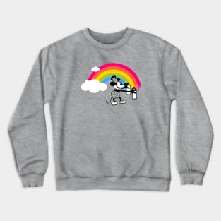 STEAMBOAT WILLIE - Graffiti rainbow Crewneck Sweatshirt